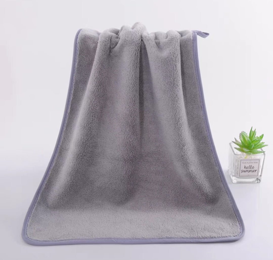 Personalised Embroidered Cotton Towel โ 7 Colours | 2 Sizes | Custom Name or Logo