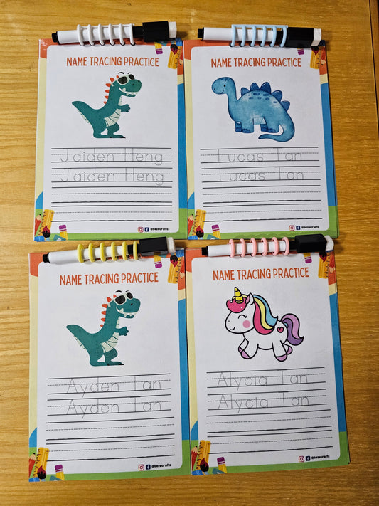 Customizable Erasable and Reusable Age Curated Activity Kit