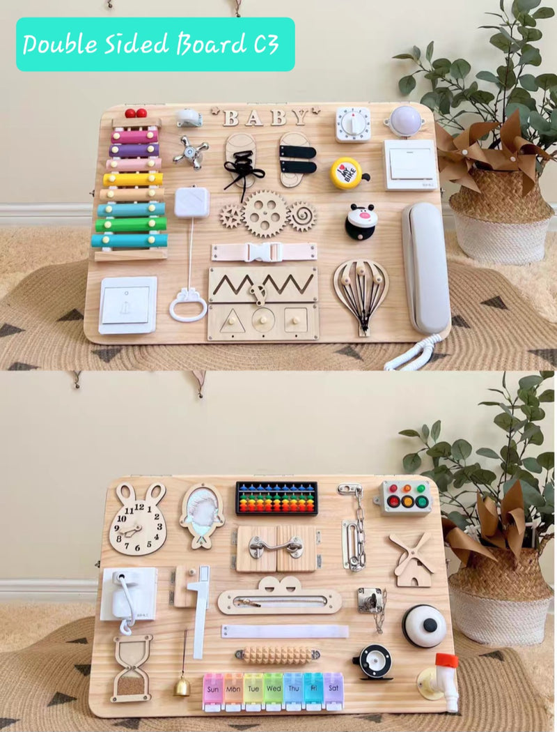 Customisable Montessori Busy Board