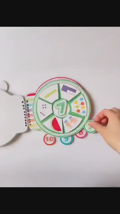 Busy Number Activity Kit – Fun Montessori Math Learning for Toddlers & Preschoolers