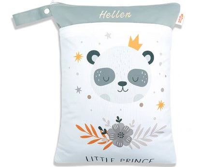 Personalised Embroidered Double Zip Waterproof Wet Bag – Durable & Stylish Storage for Kids & Travel (40 x 30 cm)