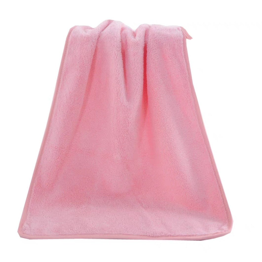 Personalised Embroidered Cotton Towel – 7 Colours | 2 Sizes | Custom Name or Logo