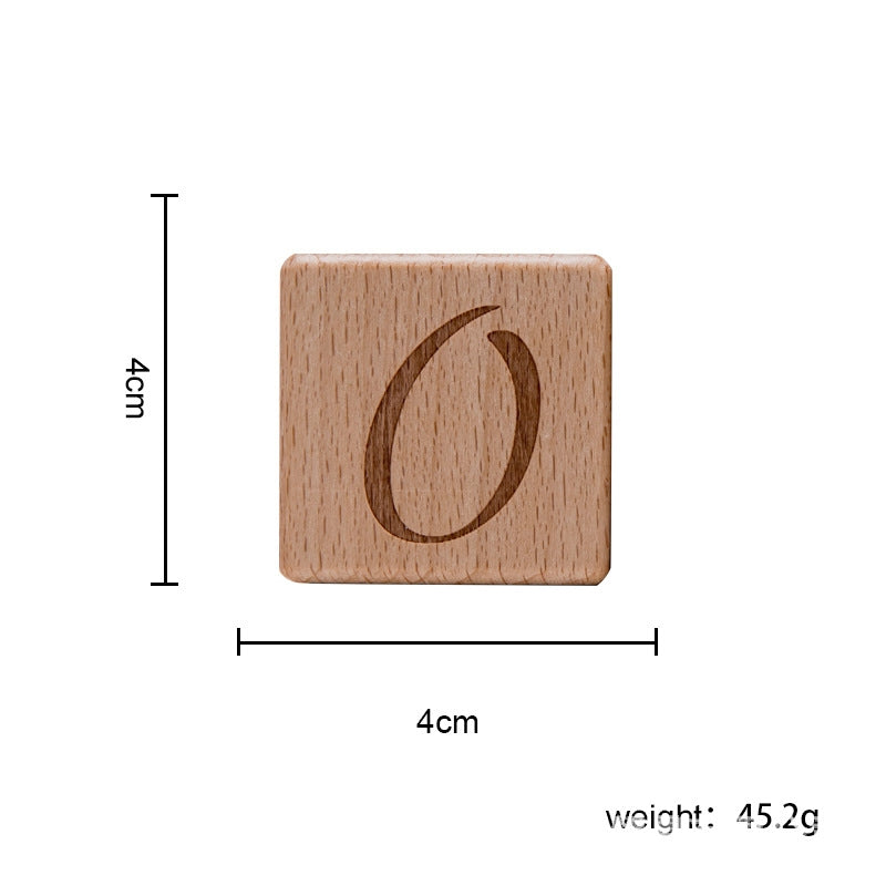 Natural Wooden Baby Milestone Blocks & Floral Disc | Newborn Photo Props | Monthly Milestone Markers