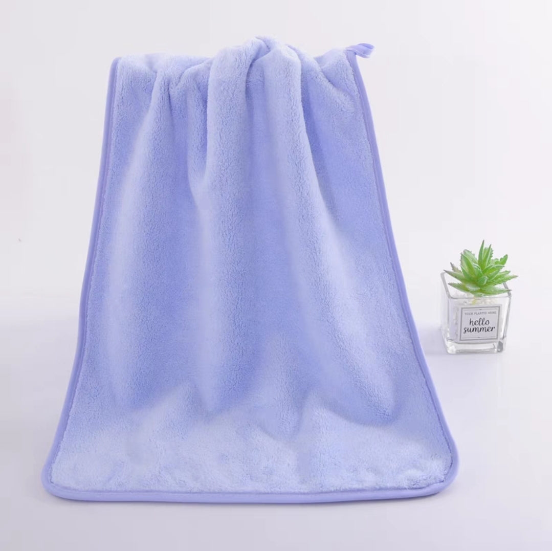 Personalised Embroidered Cotton Towel – 7 Colours | 2 Sizes | Custom Name or Logo