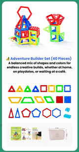 Portable Mini Magnetic Tiles – Creative Fun Anywhere!