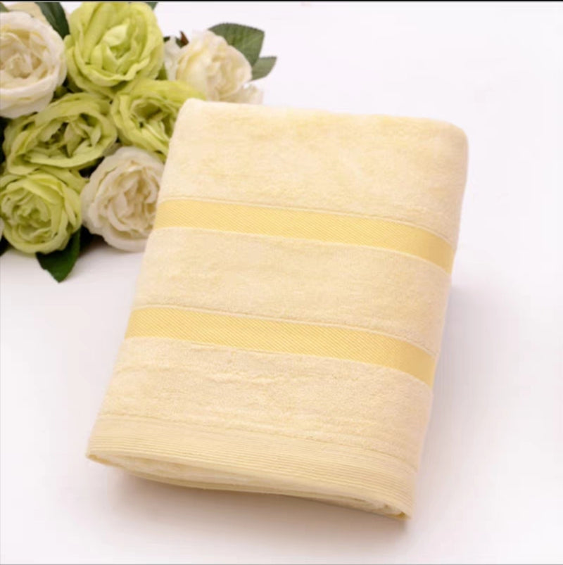 Personalized Bamboo Fibre Bath Towel – Soft & Luxurious | 4 Colours | Custom Embroidery
