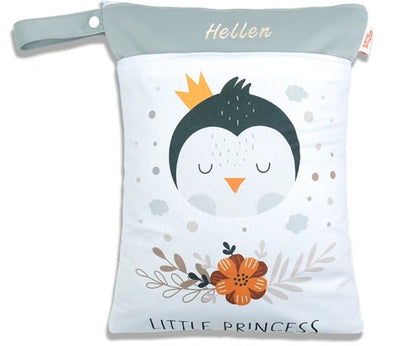 Personalised Embroidered Double Zip Waterproof Wet Bag – Durable & Stylish Storage for Kids & Travel (40 x 30 cm)