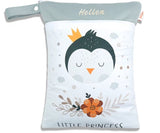 Personalised Embroidered Double Zip Waterproof Wet Bag – Durable & Stylish Storage for Kids & Travel (40 x 30 cm)