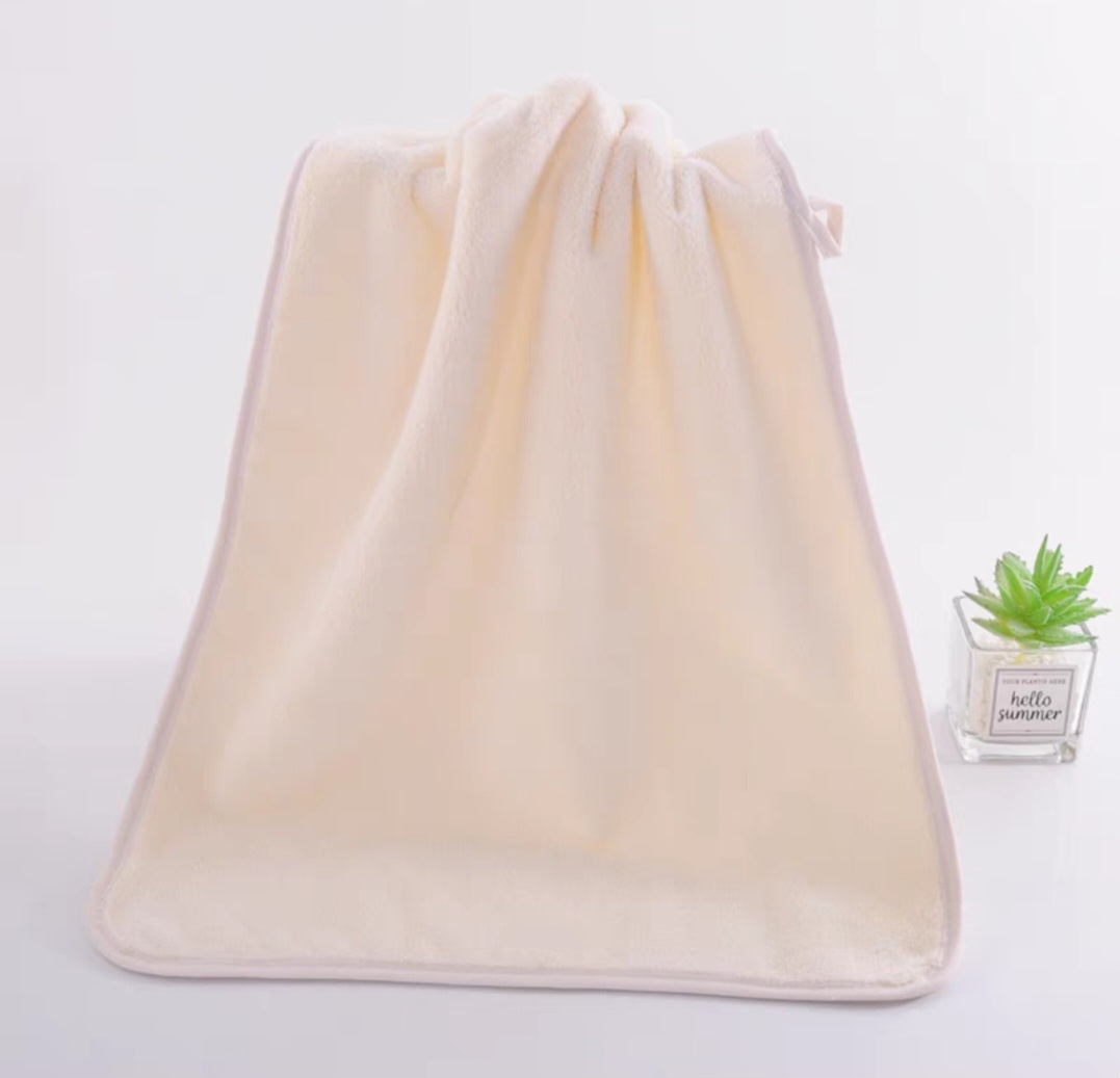 Personalised Embroidered Cotton Towel – 7 Colours | 2 Sizes | Custom Name or Logo