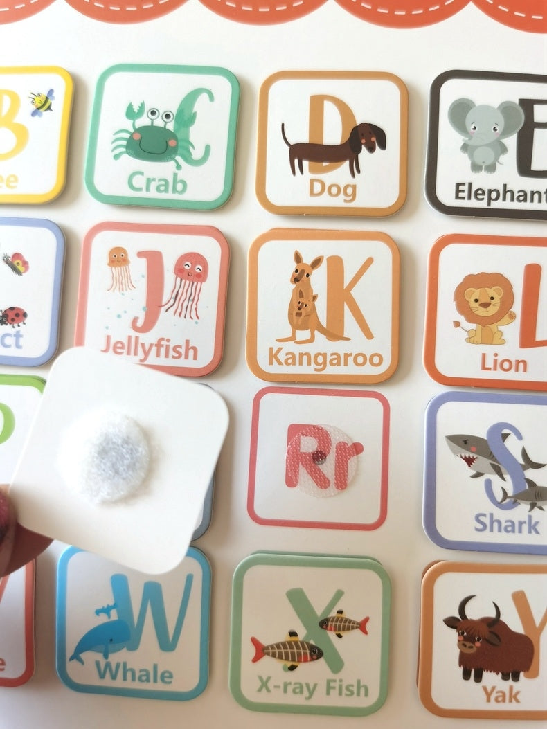 Interactive Busy Book for Preschoolers – 12 Educational Themes with Velcro Play